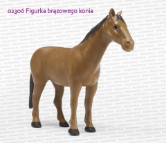 02306 BRUDER Figurka brązowego konia