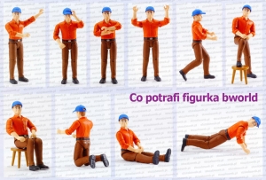 Przykład możliwości ruchowych figurki bworld.