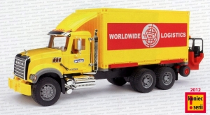 02819 MACK kontener z wózkiem widłowym