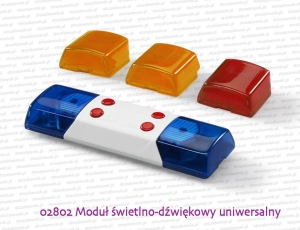 02802 BRUDER Moduł świetlno-dźwiękowy (uniwersalny) czyli pasujący do ciężarówek i pojazdów terenowych