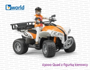 63000 BRUDER Quad z figurką kierowcy
