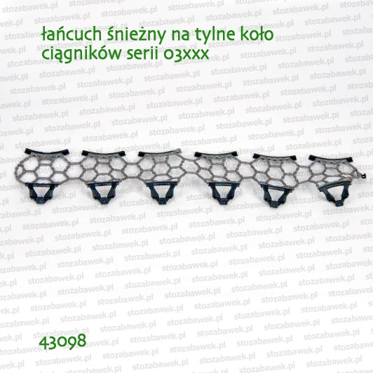 43098 BRUDER Łańcuch śnieżny na tylne koło ciągników serii 03000