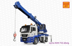 03770 BRUDER MAN TGS dźwig z modułem dźwiękowym