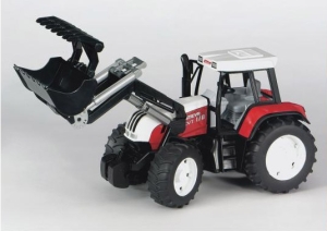 02082 Ciągnik rolniczy Steyr CVT 170 z ładowaczem czołowym