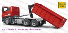 Bruder - 03522 Scania R z wysuwanym kontenerem