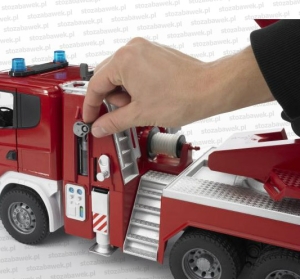 Bruder 03590 Scania R straż pożarna z pompą wodną - pokrętło pompy wodnej
