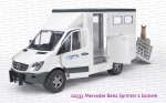 02533 BRUDER Mercedes-Benz Sprinter z koniem