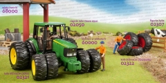 Bruder - 02050 Ciągnik rolniczy John Deere 6920 i inne