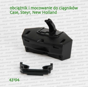 43194 BRUDER Przedni obciążnik i hydraulika do ciągników Case, Steyr, New Holland