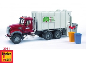 02810 MACK śmieciarka (szara) (#)