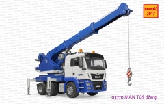 03770 BRUDER MAN TGS dźwig z modułem dźwiękowym