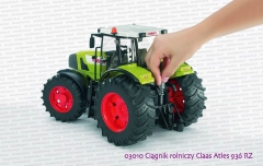 Bruder 03010 ciągnik rolniczy Claas Atles - regulowany hak