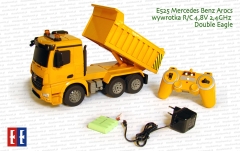 E525 Mercedes Benz Arocs wywrotka R/C 4,8V 2,4GHz Double Eagle wraz z aparaturą