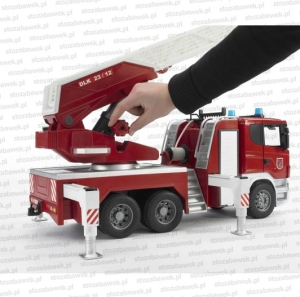 Bruder 03590 Scania R straż pożarna z pompą wodną - pokrętło sterowania drabiną