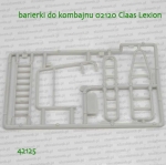 42125 BRUDER Szare barierki i drabina do kombajnu 02120 Claas Lexion 480