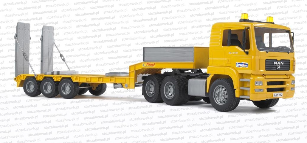 Bruder 02775 MAN z naczepą platformą