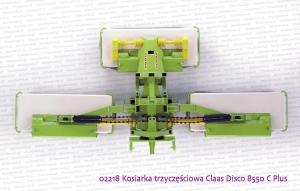 Bruder 02218 Kosiarka trzyczęściowa Claas Disco 8550 C Plus