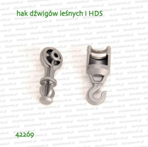 42269 BRUDER Elementy chwytaków dźwigów leśnych i HDS