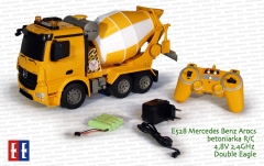 E528 Mercedes Benz Arocs betoniarka R/C 4,8V 2,4GHz Double Eagle wraz z aparaturą