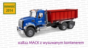 02822 MACK z wysuwanym kontenerem