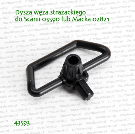43593 Dysza węża straży pożarnej do Scanii 03590 lub Macka 02821