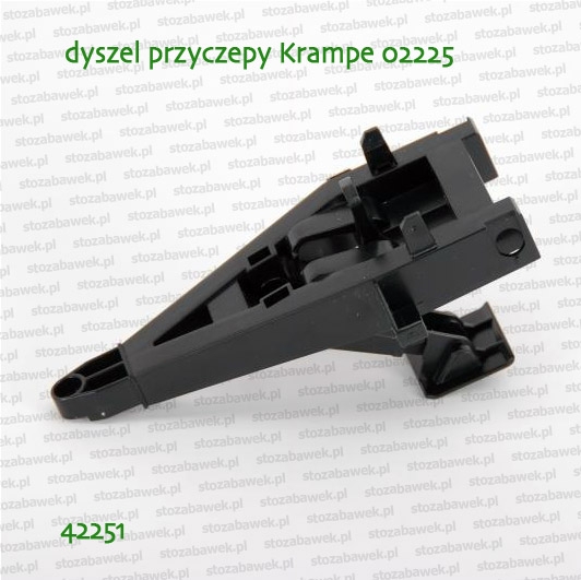 42251 BRUDER Dyszel i podpora do przyczepy 02225