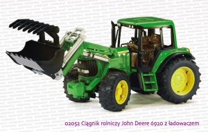 02052 BRUDER Ciągnik rolniczy John Deere 6920 z ładowaczem czołowym
