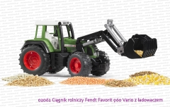 02062 BRUDER Ciągnik rolniczy Fendt Favorit 926 Vario z ładowaczem czołowym