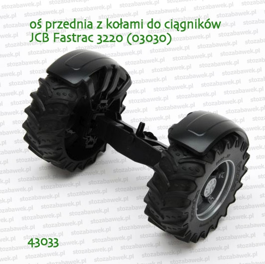 43033 BRUDER Oś przednia do ciągników JCB Fastrac 3220 (03030)