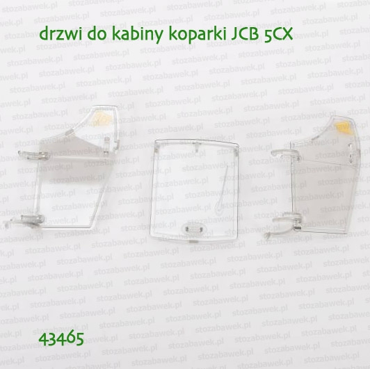 43465 BRUDER Komplet drzwi do kabiny koparki