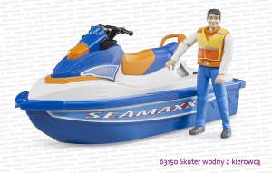 63150 BRUDER Skuter wodny z figurką kierowcy