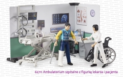 62711 BRUDER Ambulatorium szpitalne z figurką lekarza i pacjenta