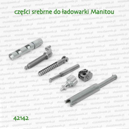42142 BRUDER Części srebrne do ładowarki Manitou 02125