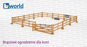 62604 BRUDER Ogrodzenie wybiegu dla zwierząt - brązowe