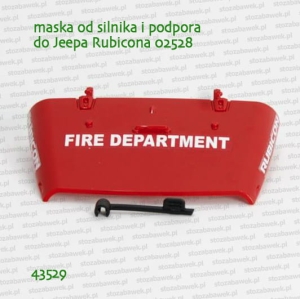 43529 BRUDER Maska od silnika i podpora do Jeepa Rubicona 02528