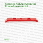 43533 BRUDER Mocowanie modułu dźwiękowego 02802 dla Jeepa Rubicona 02528