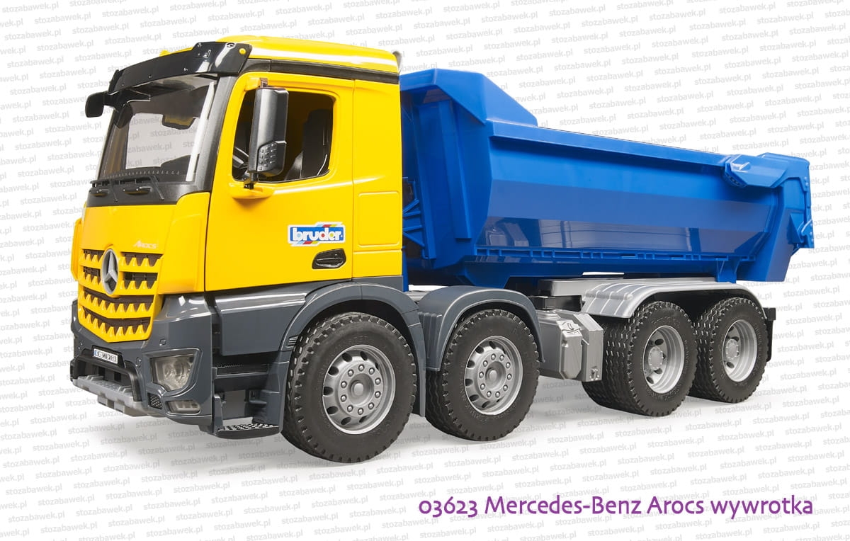 03623 BRUDER Mercedes-Benz Arocs wywrotka niebieska