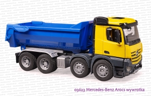 03623 BRUDER Mercedes-Benz Arocs wywrotka niebieska