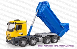 03623 BRUDER Mercedes-Benz Arocs wywrotka niebieska