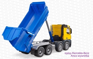 03623 BRUDER Mercedes-Benz Arocs wywrotka niebieska