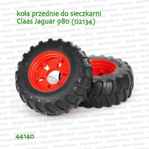 44140 BRUDER Koła przednie odkręcane do sieczkarni 02134 Claas Jaguar 980
