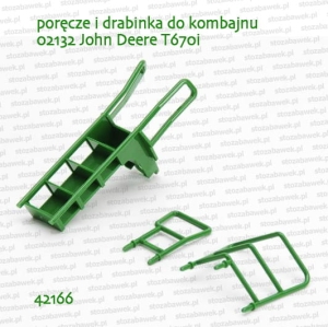 42166 BRUDER Barierki i drabinka do kombajnu John Deere 02132