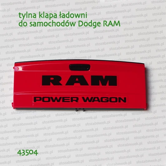 43504 BRUDER Tylna klapa do pojazdów Dodge RAM