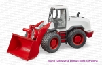 03410 BRUDER Ładowarka kołowa biało-czerwona