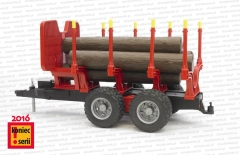 Bruder 02251 Przyczepa leśna z 4 pniami drzew