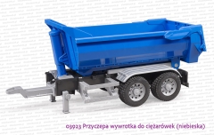 03923 BRUDER Przyczepa wywrotka do ciężarówek (niebieska)