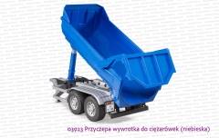 03923 BRUDER Przyczepa wywrotka do ciężarówek (niebieska)