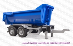 03923 BRUDER Przyczepa wywrotka do ciężarówek (niebieska)