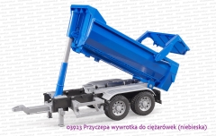 03923 BRUDER Przyczepa wywrotka do ciężarówek (niebieska)