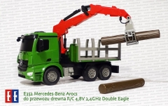 E352 Mercedes-Benz Arocs z HDS do przewozu drewna R/C 4,8V 2,4GHz Double Eagle